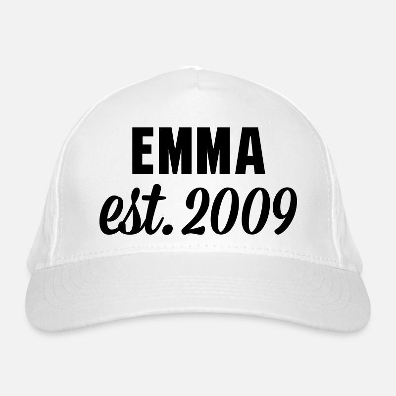 Emma est 2009 Bio-Baseballkappe