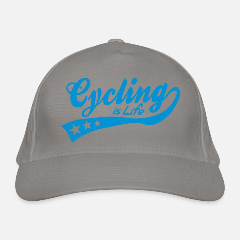 cycing is life - retro Organic Baseball Cap