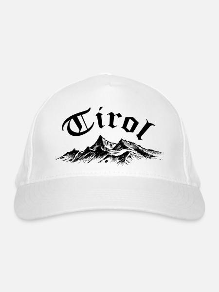 Tirol - Bio-Baseballkappe - Weiß