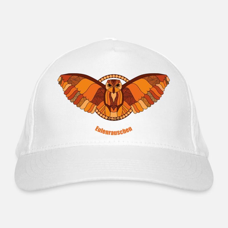 Eulenrauschen Bio-Baseballkappe