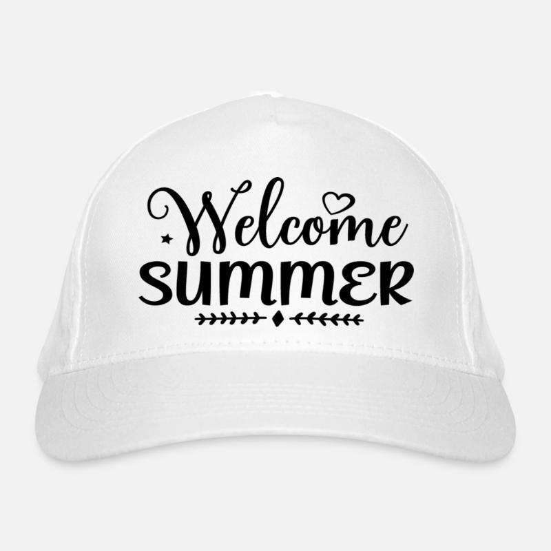 Welcome Summer Organic Baseball Cap