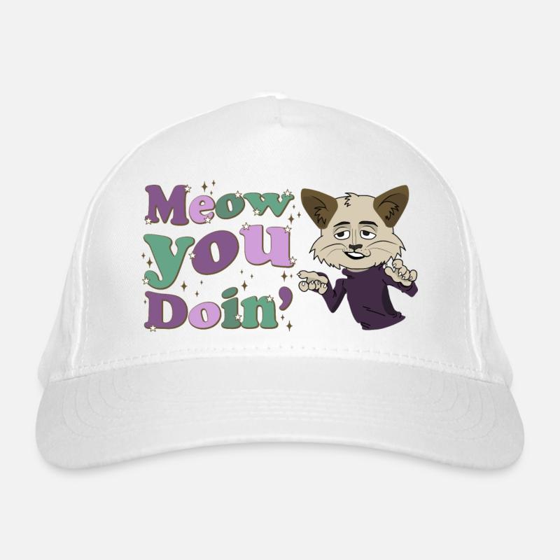 Freunde, wie geht es euch, Joey als Katze? Bio-Baseballkappe