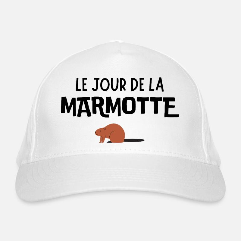 Le jour de la marmotte Casquette classique bio