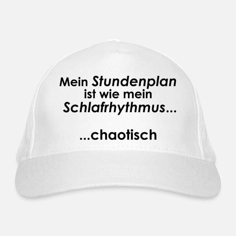 Unispruch "Schlafrhytmus" Geschenk, Studenten Bio-Baseballkappe