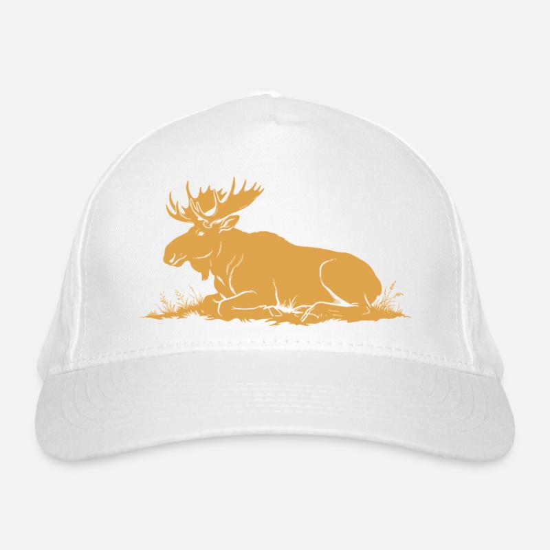 Elch Bio-Baseballkappe