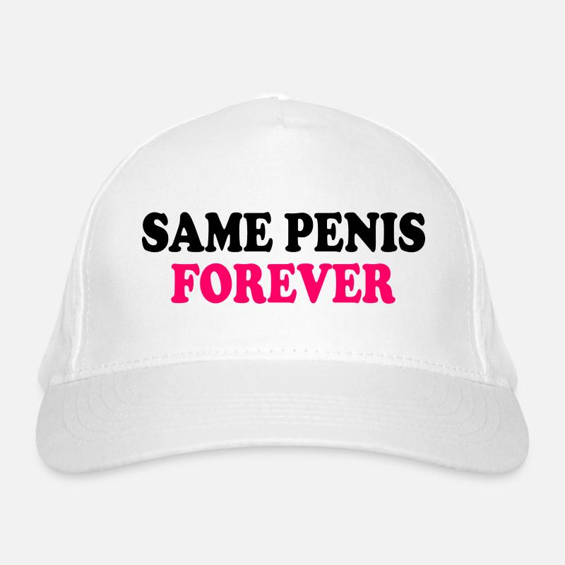 Same penis forever Organic Baseball Cap
