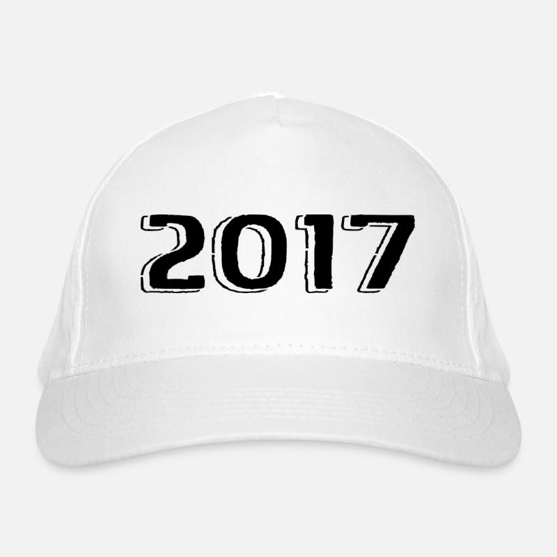 Millésime 2017 Naissance Anniversaire Rétro 2017 Casquette classique bio