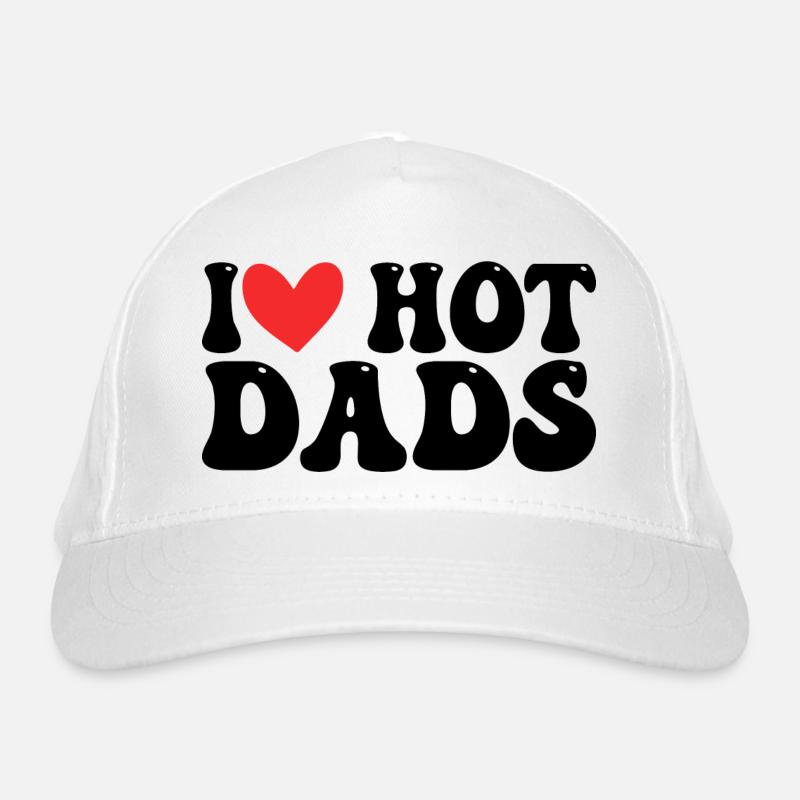 Heiße Papas Liebe Bio-Baseballkappe
