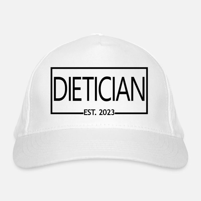 Ernährungsberater Est. 2023 Diätassistent Student Bio-Baseballkappe
