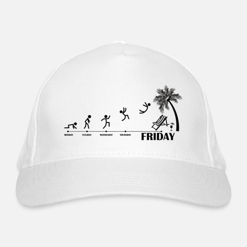 Endlich Freitag Bio-Baseballkappe