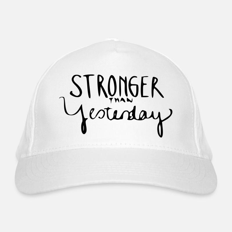 Plus fort qu'hier Casquette classique bio