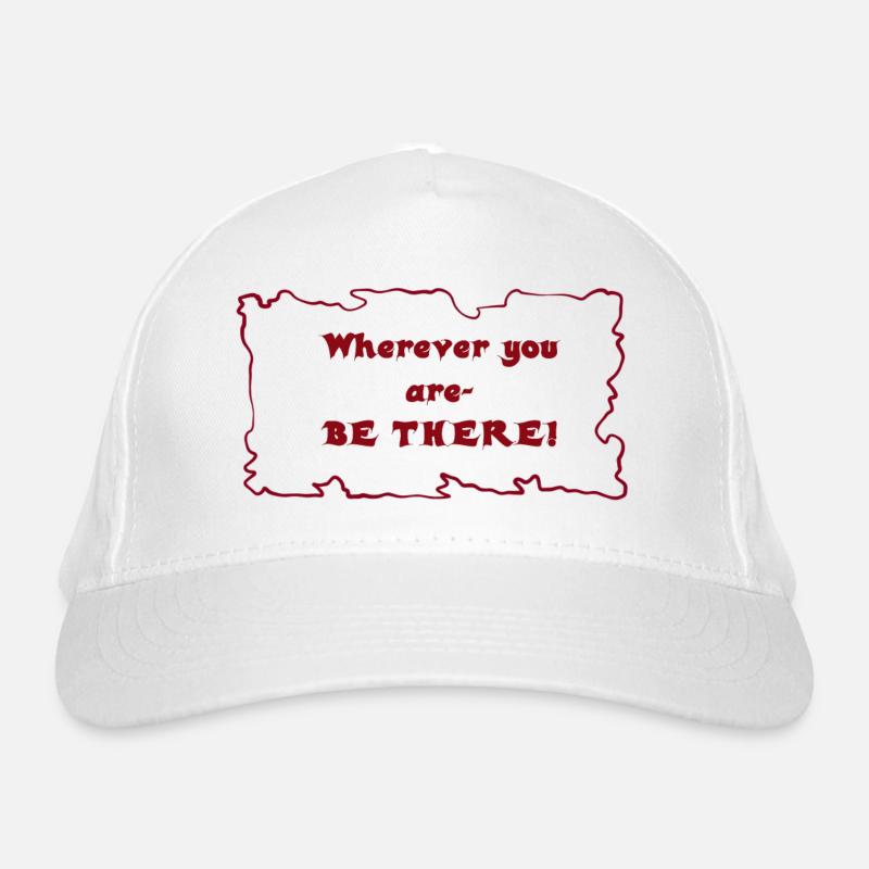 Sei da! Bio-Baseballkappe
