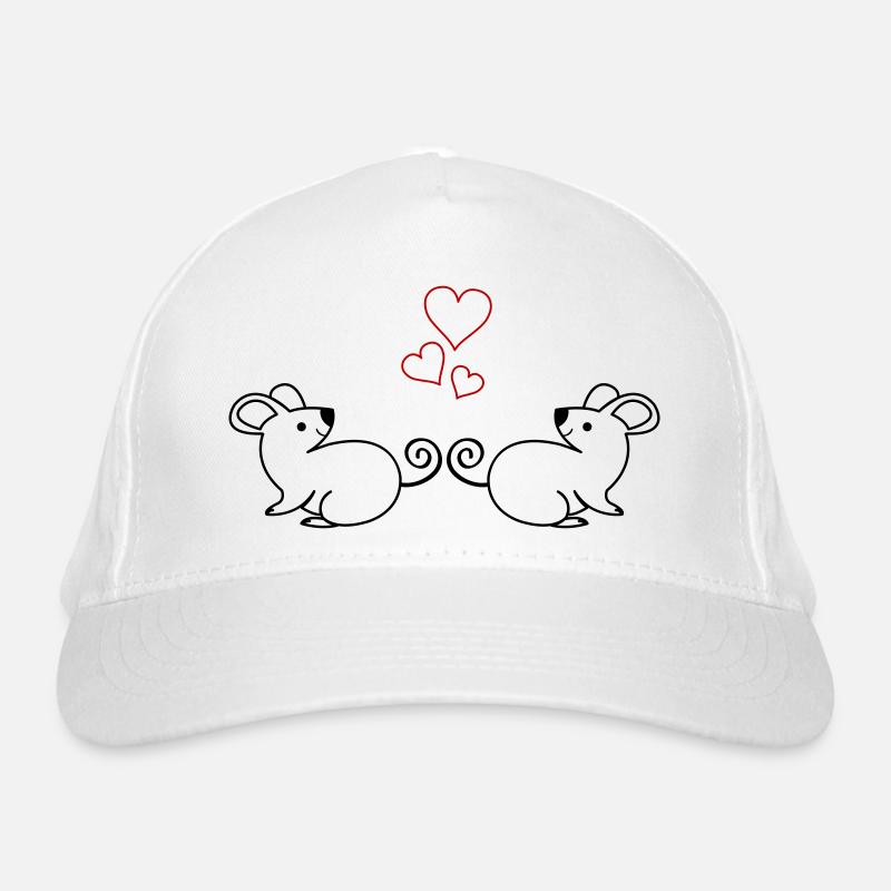 Souris amoureuses Casquette classique bio
