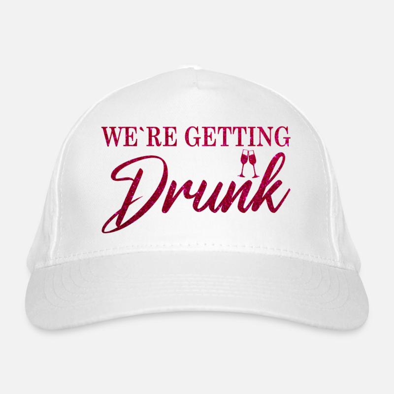 Bride JGA - We ́re getting drunk rose Organic Baseball Cap