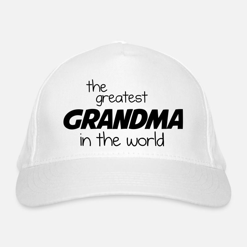 La plus grande grand-mère du monde - Noir Casquette classique bio