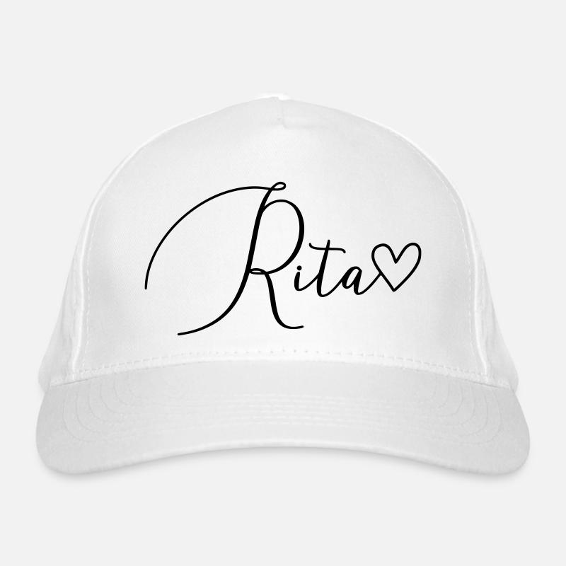 Rita Surname First Name Girl Organic Baseball Cap
