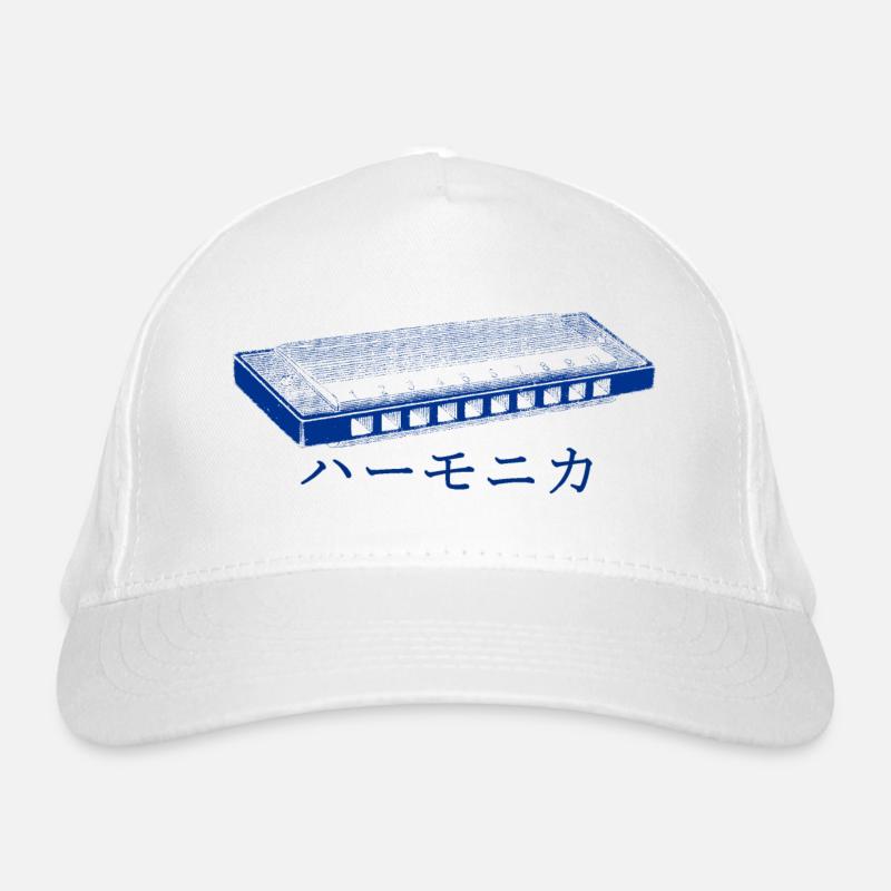 Harmonica Blues Japanese Bio-Baseballkappe