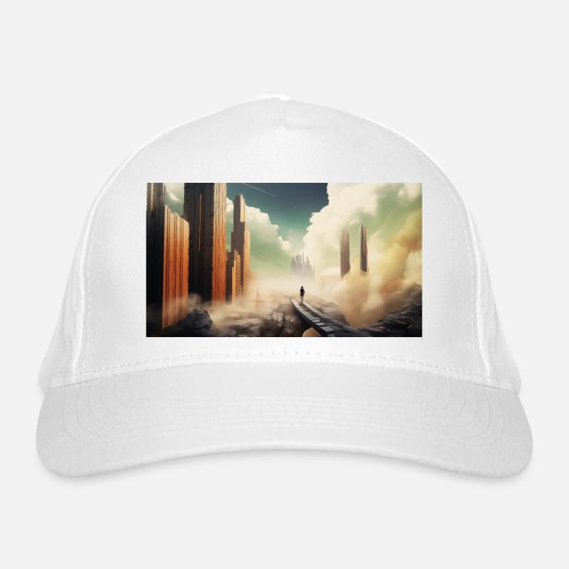 Skyline from heaven Organic Baseball Cap