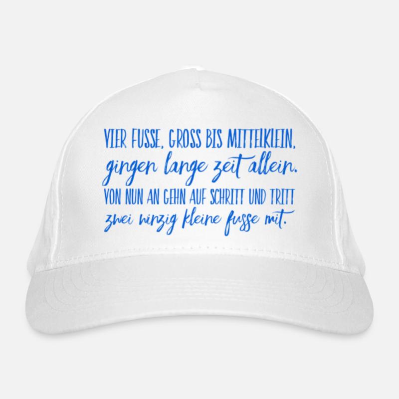 Taufe Geschenkidee Bio-Baseballkappe