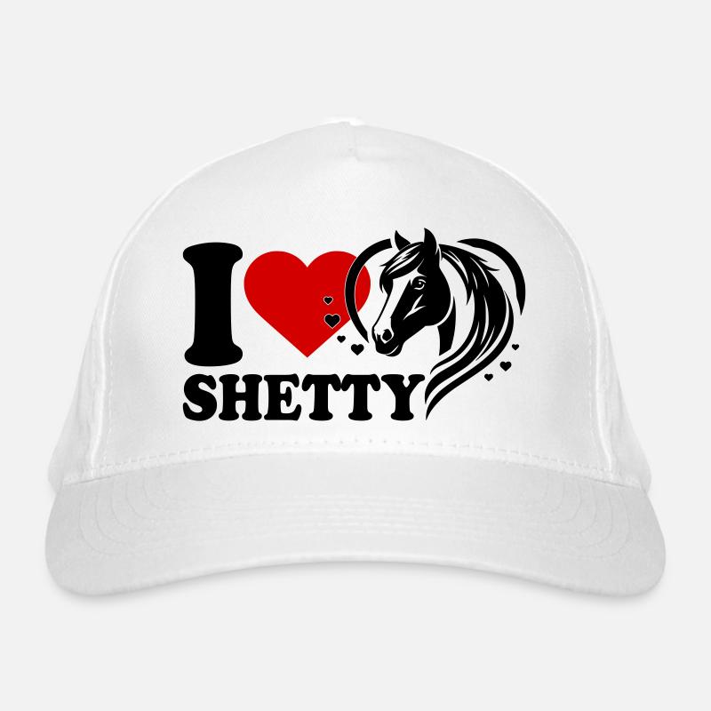 I love horse Shetty Organic Baseball Cap