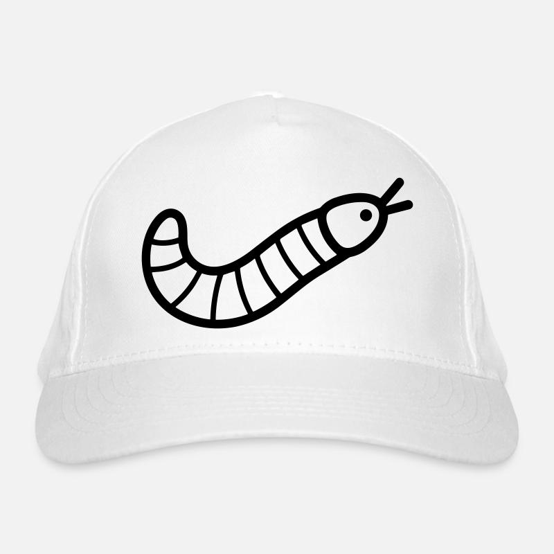 Regenwurm Bio-Baseballkappe
