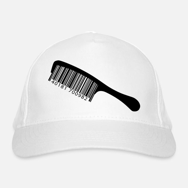 Illustration peigne avec code-barre Casquette classique bio