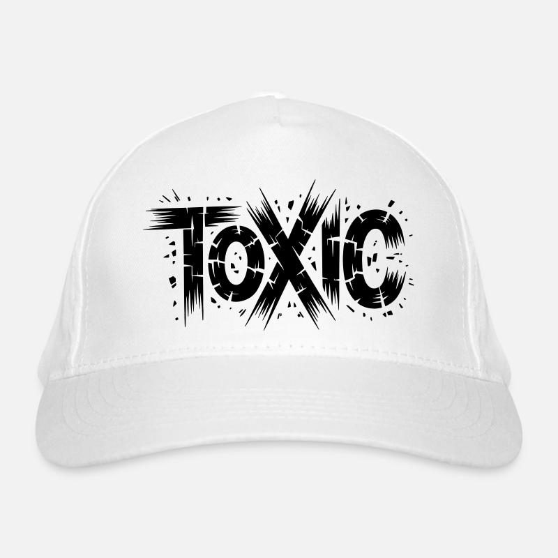 Toxic - Organic Baseball Cap - white