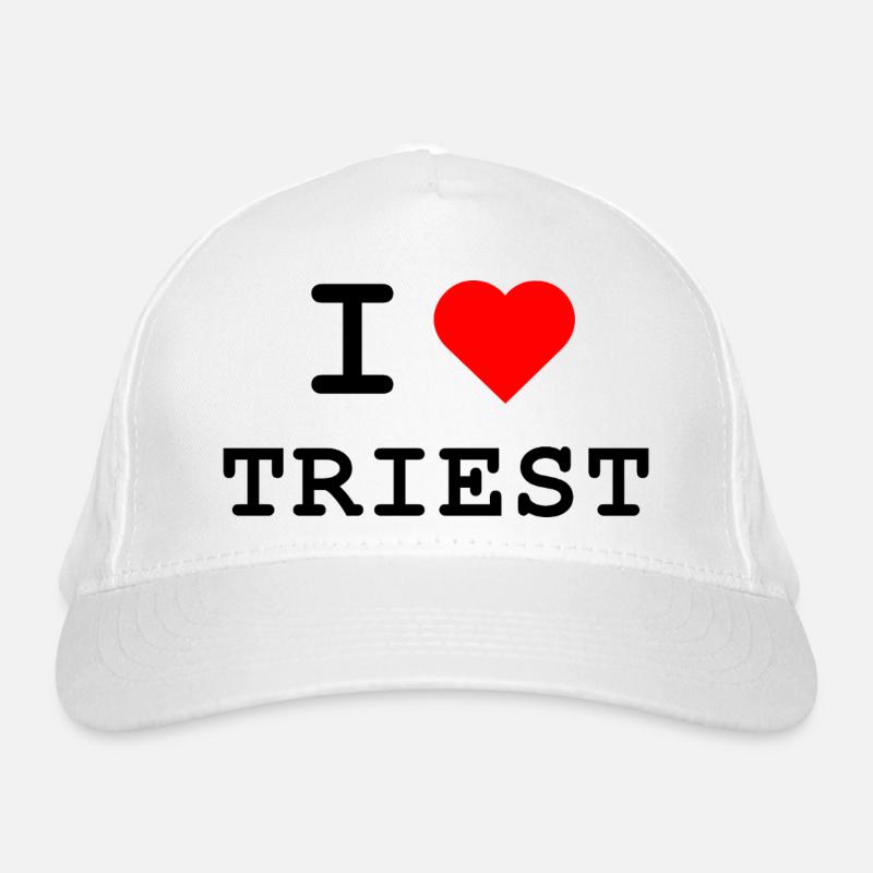 J’adore Trieste - J’aime Trieste Casquette classique bio