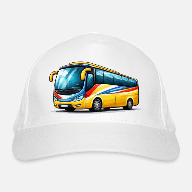 Reisebus Kunstdruck Bio-Baseballkappe