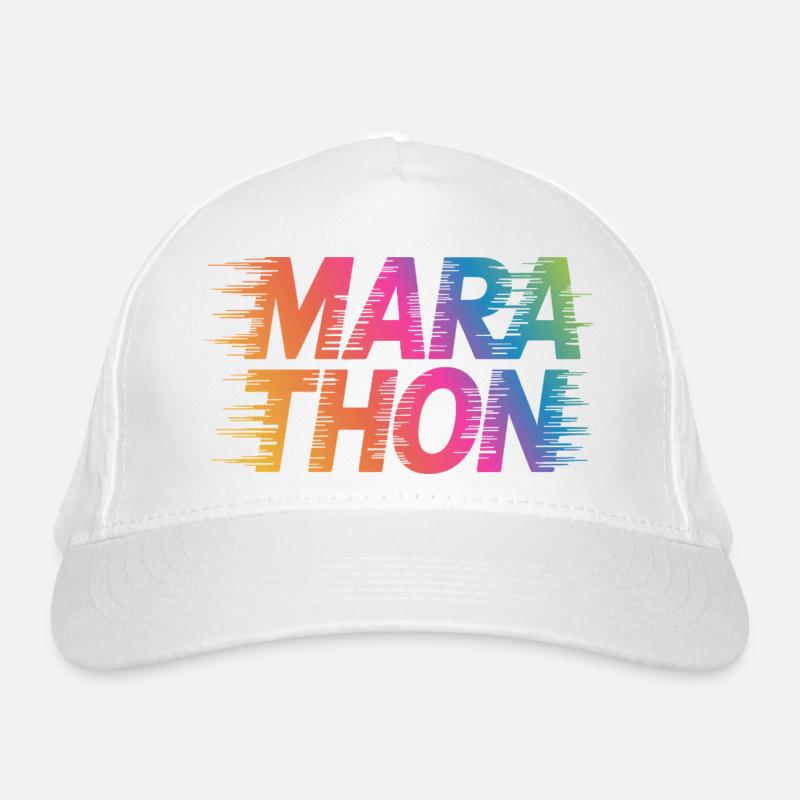 Couleurs du sprint en gradient marathon Casquette classique bio