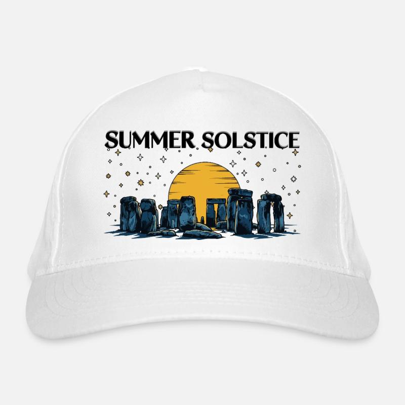 Litha Pagan Solstice d’été Midsommar Casquette classique bio