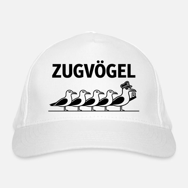  Zugvögel Bahn Schaffner Möwen Cartoon Eisenbahn Bio-Baseballkappe