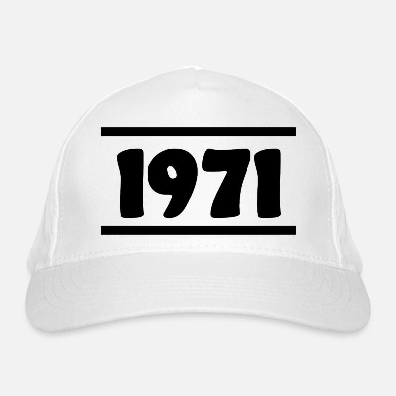 1971 Anniversaire 1971 Casquette classique bio