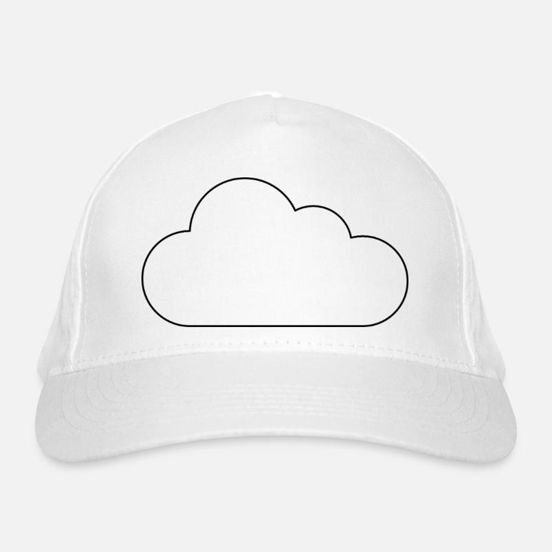 Cloud outline Organic Baseball Cap