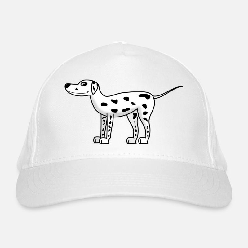 Süßer Dalmatiner Bio-Baseballkappe