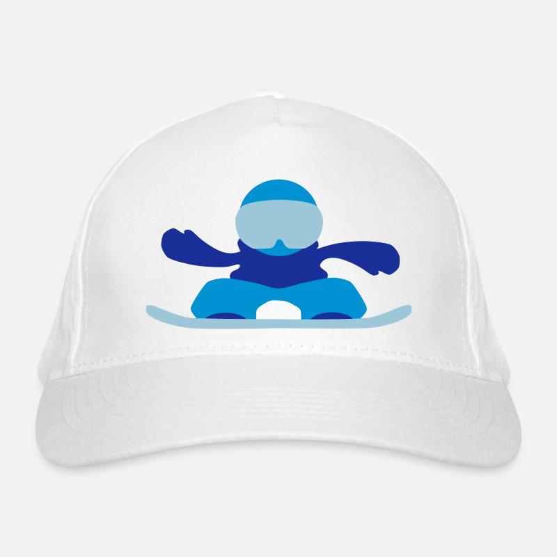 snowboarder Bio-Baseballkappe