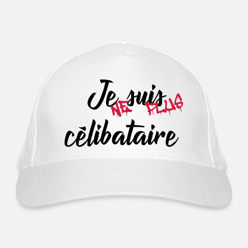 celibataire Casquette classique bio