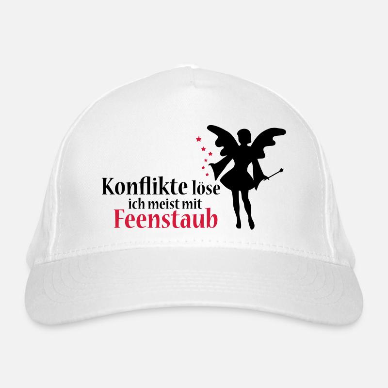 I resolve conflicts usually with fairy dust Organic Baseball Cap