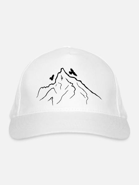 Mittenwald Viererspitze - Bio-Baseballkappe - Weiß