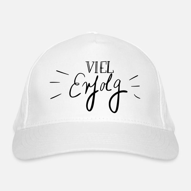 Viel Erfolg Bio-Baseballkappe