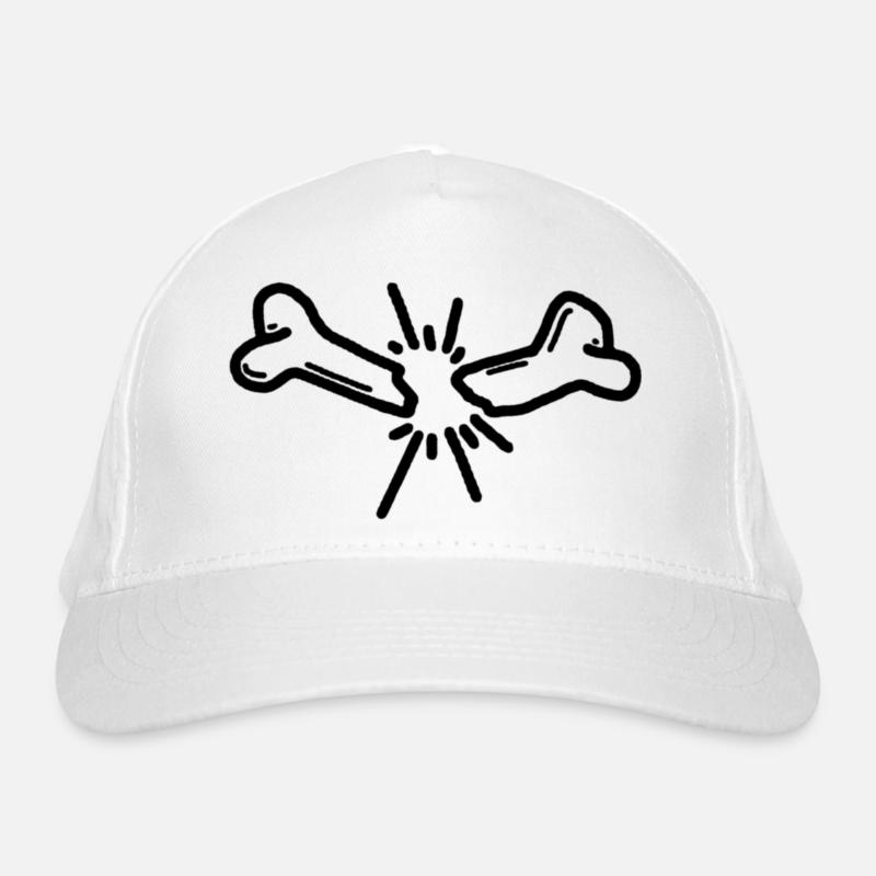 Brækket knogle Øko-baseballcap