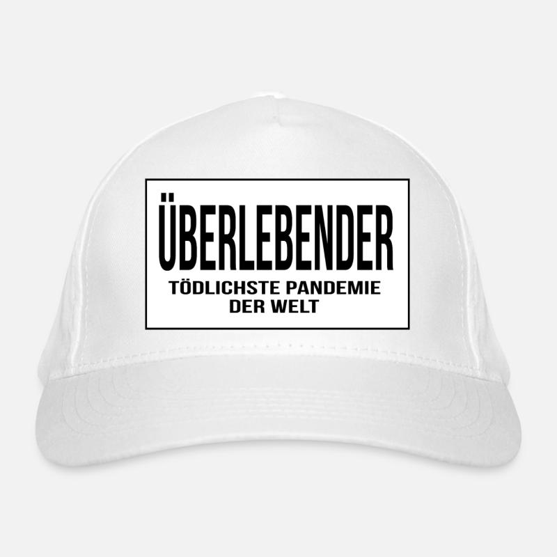 Pandemie Überlebender Bio-Baseballkappe