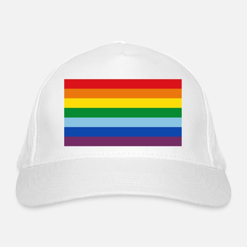 regenbogen Bio-Baseballkappe