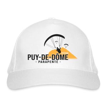 Parapente parapentiste puy de dôme spot parapente - Casquette classique bio - blanc - Devant