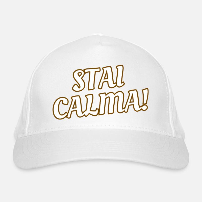 STAY CALM Organic Baseball Cap