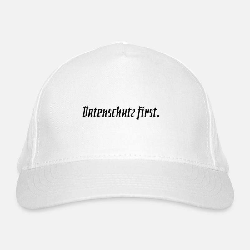 Data protection first. Organic Baseball Cap