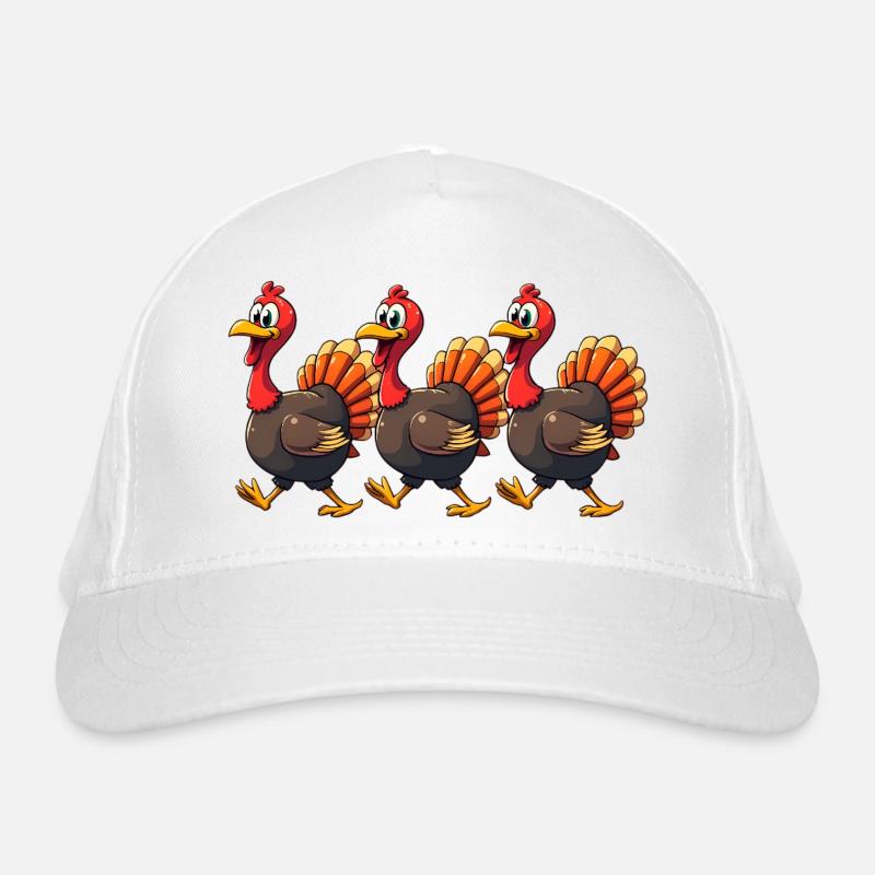 Bébé dinde de Thanksgiving Casquette classique bio
