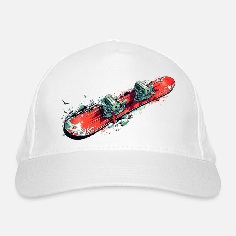 snowboard Organic Baseball Cap