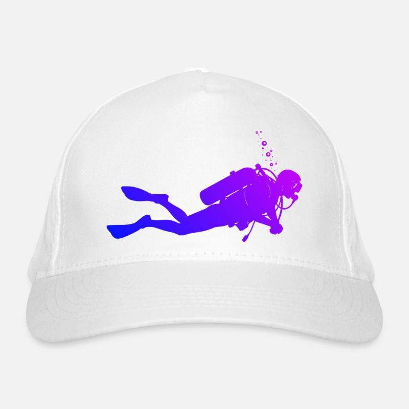 Conception de plongée à puissance Casquette classique bio