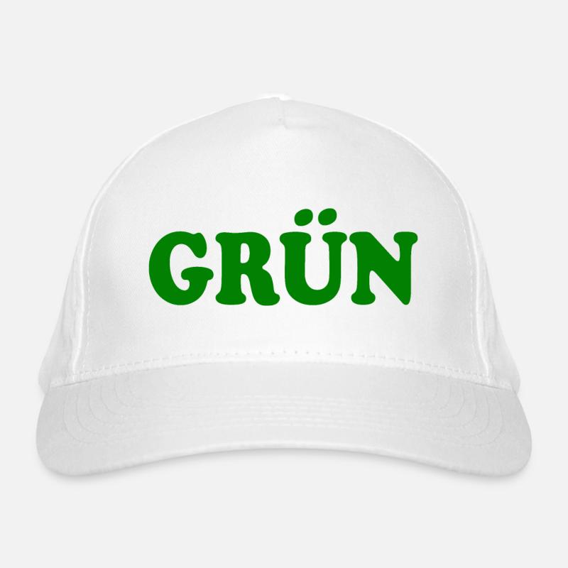 Grün Bio-Baseballkappe